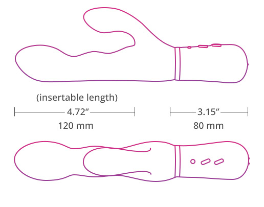 Nora rabbit vibrator size specifications Pinksecret